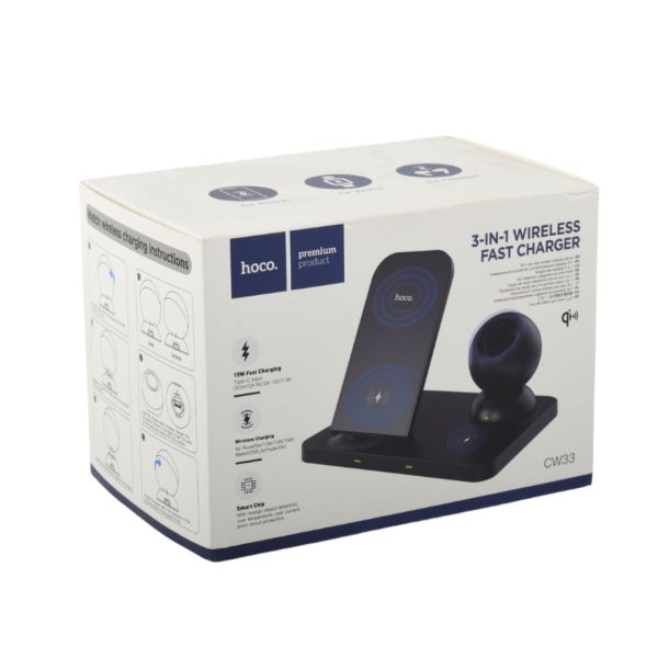 Hoco 3-in-1 Wireless Fast Charger