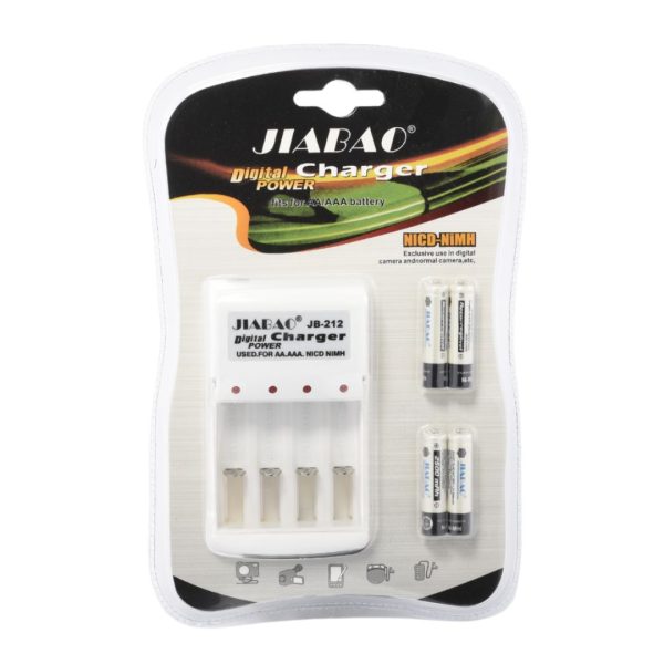 JIABAO Rechargeable Battery Charger Set