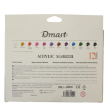 DMAST ACRYLIC MARKER – 12 COLORS - Image 2