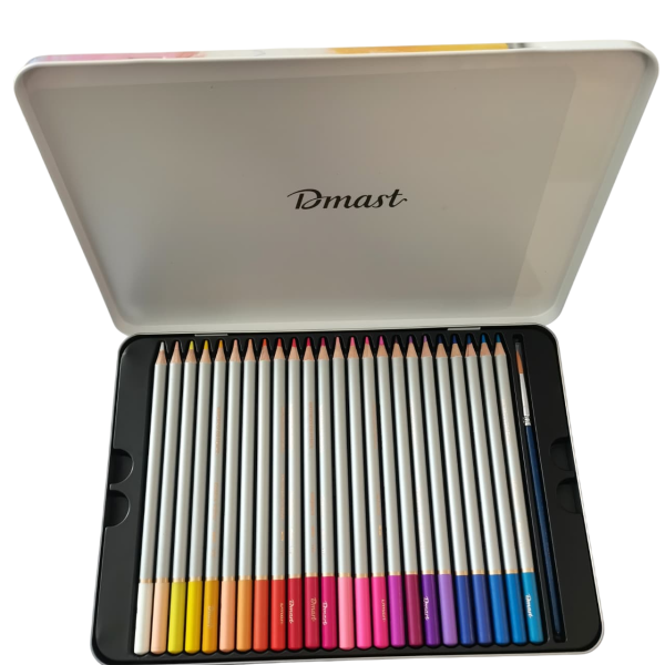 DMAST WATERCOLOR PENCILS – 48 COLORS