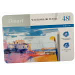 DMAST WATERCOLOR PENCILS – 48 COLORS - Image 2