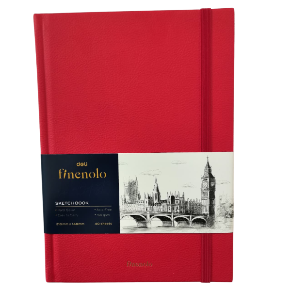 FINENOLO SKETCH BOOK – A5 (40 Sheets, 160gsm)