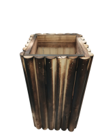 WOODEN FLOWER VASE – SET OF 2 - Image 3