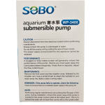 SOBO Submersible Pump WP-3400 - Image 4