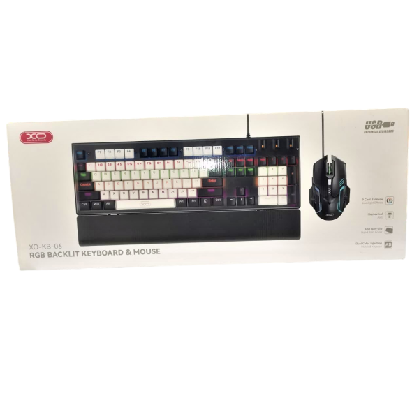 XO-KB-06 RGB Backlit Keyboard & Mouse Combo